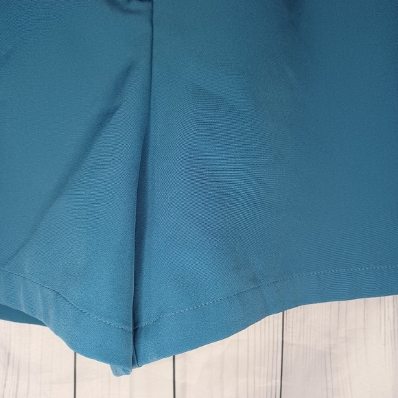 Sincerely Jules High Waist Pleated Blue Shorts - Picture 5 of 11